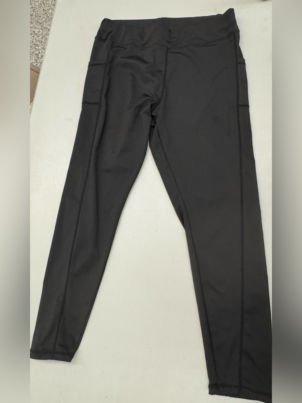 Women’s Plus Size Black Athletic Cargo Skinny Ankle Athleisure Pants